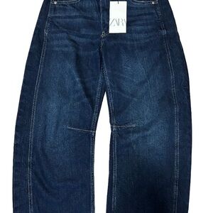 Zara Indigo Denim Trousers